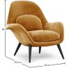 Sillón Tapizado en Terciopelo - Butaca - Uyere image 7