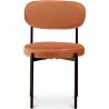 Silla de Comedor - Tapizada en Terciopelo - Metal Negro - Margot image 7