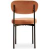 Silla de Comedor - Tapizada en Terciopelo - Metal Negro - Margot image 7