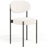 Silla de Comedor - Tapizada en Tela Bouclé - Metal Negro - Margot image 7