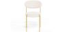 Pack de 4 - Silla de Comedor - Tapizada en Tela Bouclé - Metal Dorado - Margot image 7
