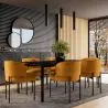 Silla de Comedor - Tapizada en Terciopelo - Loraine image 7