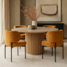 Silla de Comedor - Tapizada en Terciopelo - Loraine image 7
