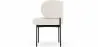 Pack de 4 - Silla de Comedor - Tapizada en Tela Bouclé - Loraine image 7