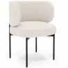 Pack de 4 - Silla de Comedor - Tapizada en Tela Bouclé - Loraine image 7