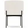 Pack de 4 - Silla de Comedor - Tapizada en Tela Bouclé - Loraine image 7