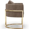 Silla de comedor - Con reposabrazos - Tapizada en Terciopelo - Giorgia image 7