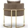 Silla de comedor - Con reposabrazos - Tapizada en Terciopelo - Giorgia image 7