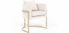 Silla de comedor - Con reposabrazos - Tapizada en Tela Bouclé - Giorgia image 7
