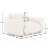 Sillón - Tapizado en Tela Bouclé - Wers image 7