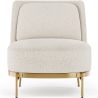 Sillón de Diseño - Tapizado en Tela Bouclé - Kanla image 7
