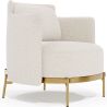 Sillón de Diseño - Tapizado en Tela Bouclé - Terrec image 7