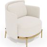 Sillón de Diseño - Tapizado en Tela Bouclé - Terrec image 7