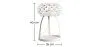 Lámpara de Mesa - Lámpara de Salón Botones de Cristal - Pequeña - Savoni  image 7