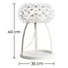 Lámpara de Mesa - Lámpara de Salón Botones de Cristal - Pequeña - Savoni  image 7