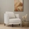 Sillón de Diseño - Tapizado en Tela Bouclé - Maura image 7