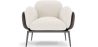 Sillón Tapizado en Tela Bouclé - Butaca - Vandan image 7