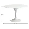 Mesa de Comedor Redonda - 110 cm - Tulip image 7