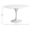 Mesa de Comedor Redonda - 110 cm - Tulip image 7