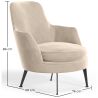 Sillón de Diseño Tapizado en Terciopelo Estilo Contemporáneo - Hanneh image 7