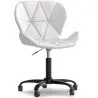 Silla De Oficina Con Ruedas - Silla De Escritorio Giratoria - Tapizada En Polipiel - Wito Estrucura Negra image 7