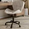 Silla De Oficina Con Ruedas - Silla De Escritorio Giratoria - Tapizada En Polipiel - Wito Estrucura Negra image 7