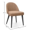 Silla de Comedor - Tapizada en Terciopelo - Grata image 7