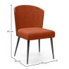 Silla de Comedor - Tapizada en Terciopelo - Kirna image 7