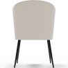 Silla de Comedor - Tapizada en Tela Bouclé - Kirna image 7