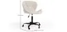 Silla De Oficina Con Ruedas - Silla De Escritorio Giratoria - Tapizada En Tela Bouclé - Wito Estrucura Negra image 7
