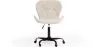 Silla De Oficina Con Ruedas - Silla De Escritorio Giratoria - Tapizada En Tela Bouclé - Wito Estrucura Negra image 7