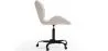 Silla De Oficina Con Ruedas - Silla De Escritorio Giratoria - Tapizada En Tela Bouclé - Wito Estrucura Negra image 7