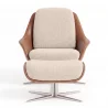 Sillón de Diseño Tapizado Estilo Contemporáneo con Reposapiés - Asher image 7