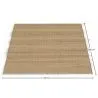 Alfombra Rectagular de Yute - Boho Bali - 150x200 CM - Jaya image 7
