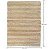 Alfombra Rectagular de Yute - Boho Bali - 100x120 CM - Ghana image 7