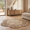 Alfombra Redonda de Yute - Boho Bali - 120 CM -  Niluh image 7