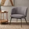 Sillón de Diseño Curvo Tapizado Estilo Contemporáneo - Opreh image 7
