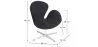 Sillón con reposabrazos - Tapizado en Tela - Svin image 7