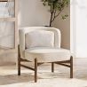 Sillón en Tela Bouclé y Madera - Brina image 7