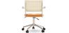 Silla de Oficina de Ratán - Giratoria - Goner image 7