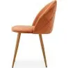 Silla De Comedor - Tapizada En Terciopelo - Respaldo con Patrón - Evelyne image 7