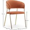 Silla de comedor - Tapizada en Terciopelo - Gruna image 7