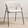 Silla de comedor - Tapizada en Tela Bouclé - Gruna image 7