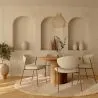 Silla de comedor - Tapizada en Tela Bouclé - Seda image 7