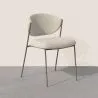 Silla de comedor - Tapizada en Tela Bouclé - Seda image 7