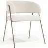 Silla de comedor - Tapizada en Tela Bouclé - Charke image 7