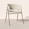 Silla de comedor - Tapizada en Tela Bouclé - Charke image 7
