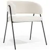 Silla de comedor - Tapizada en Tela Bouclé - Charke image 7