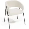 Silla de comedor - Tapizada en Tela Bouclé - Charke image 7