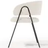 Silla de comedor - Tapizada en Tela Bouclé - Charke image 7